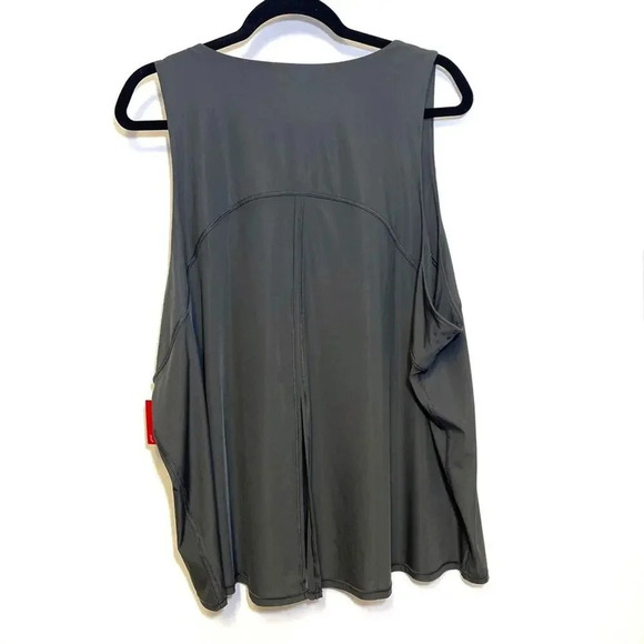 NWT Spanx Go Lightly Ribbed Tie Back Tank Top - Yoga Athleisure Running Gym - Picture 10 of 11